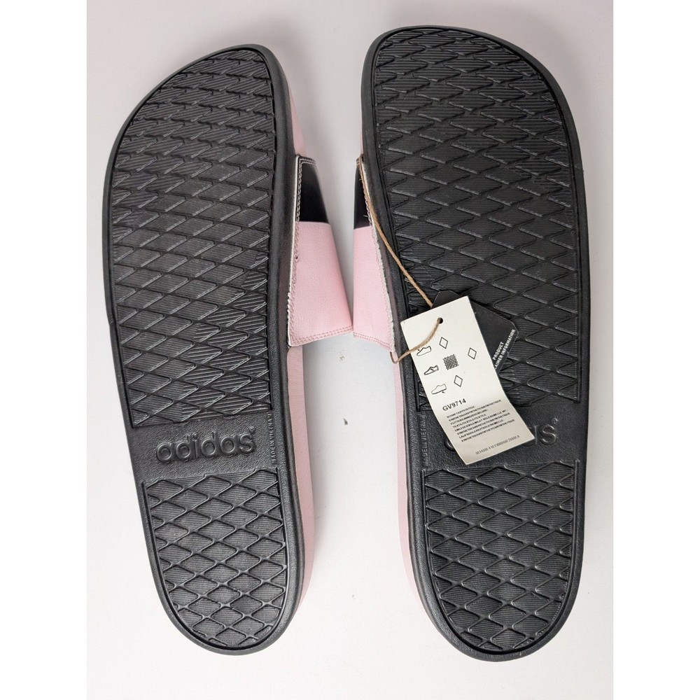 NWT Adidas Adilette Comfort Men Size 18 Pink White Original Adult Slides Sandals - Picture 10 of 11